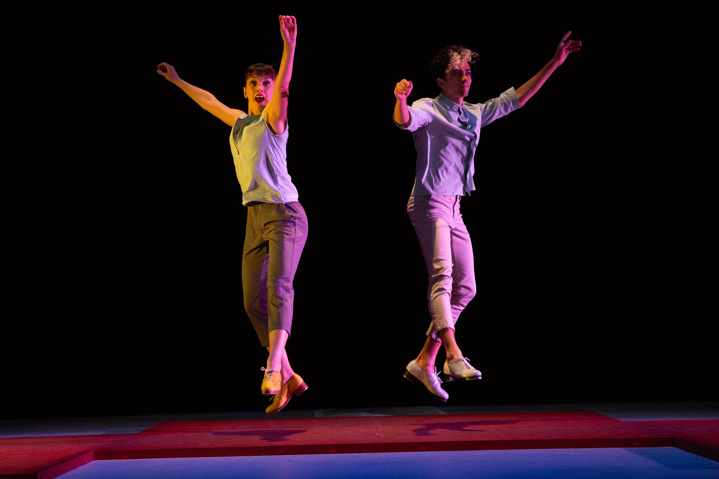Caleb possesses rare grace and style that, when coupled with speedy and impressive footwork, makes him one of the tap world's leading young artists.