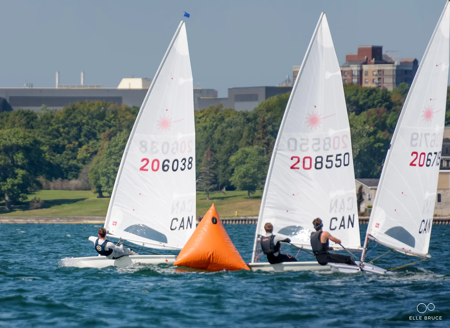 Leeward mark rounding with Matti Muru (208550) and Noah Collinson (206719) right with me.
