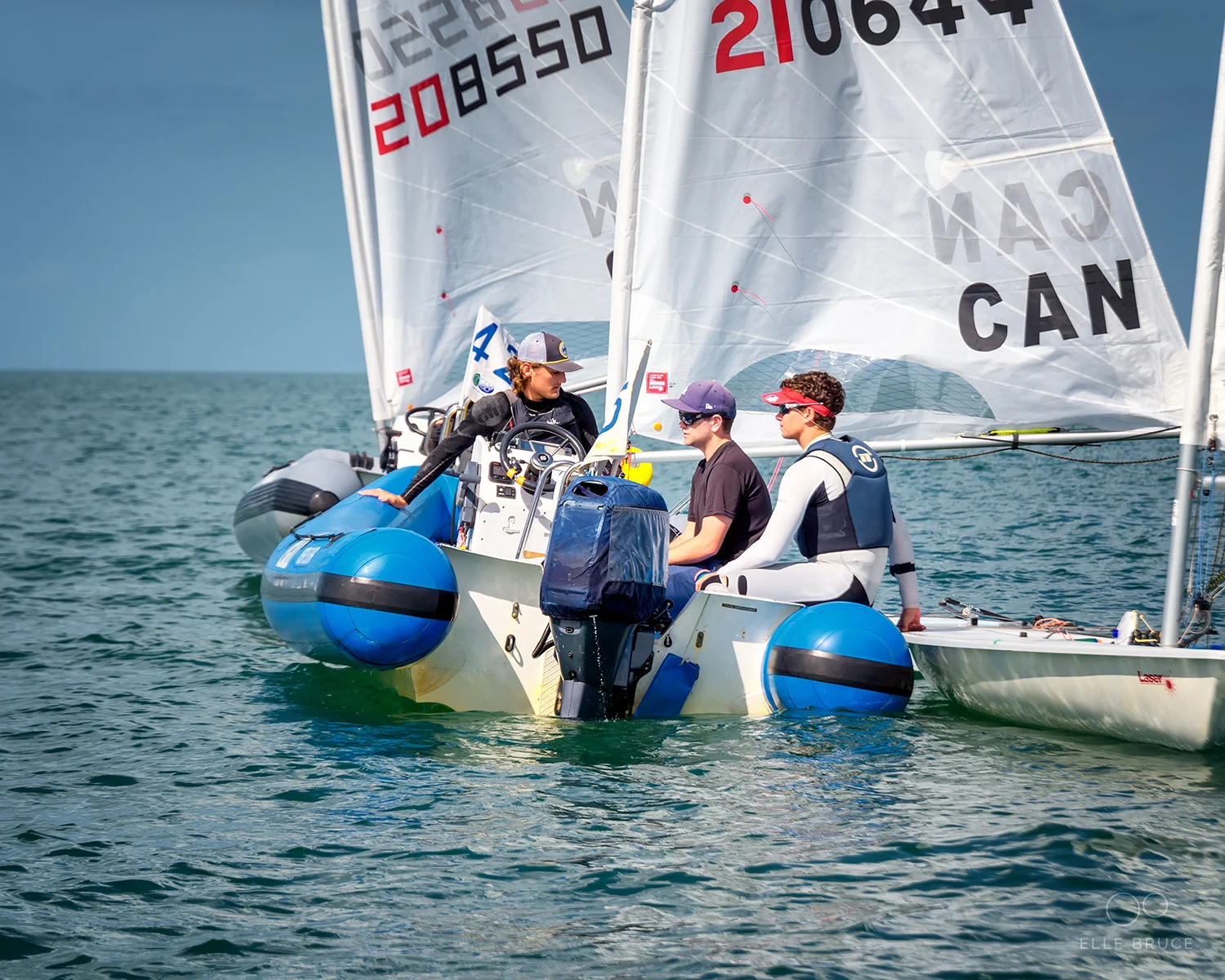Elle Bruce - LIAM BRUCE - 2018 Laser Midwinters East Regatta - Chris C James - Watching the radial fleet-20180223-3418-WM-1200.jpg