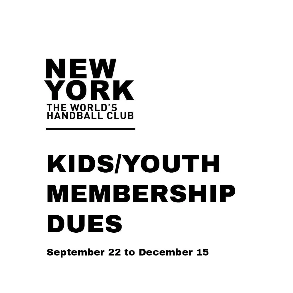 Kids/Youth Membership Dues
