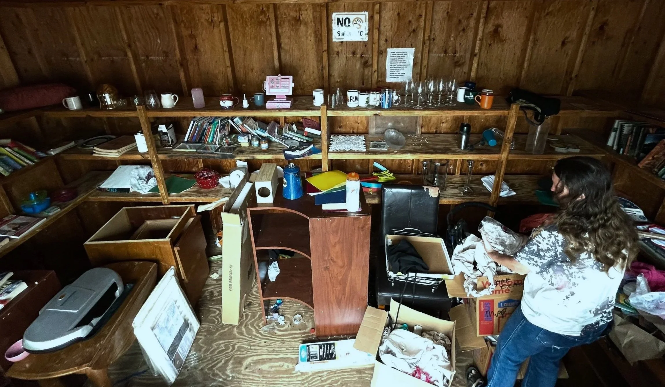 The Rockfish share shed is great and it's a mess