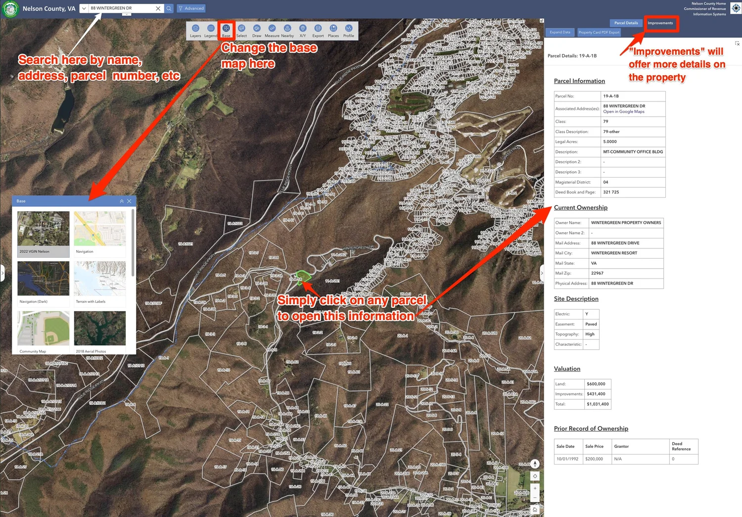 Nelson County's new GIS system — Wintergreen Bulletin Board