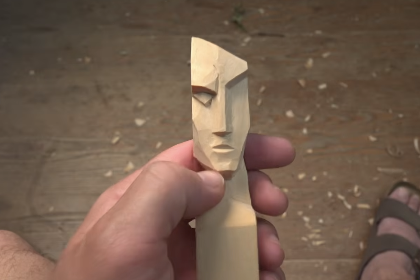 Beg: semi abstract cubism face