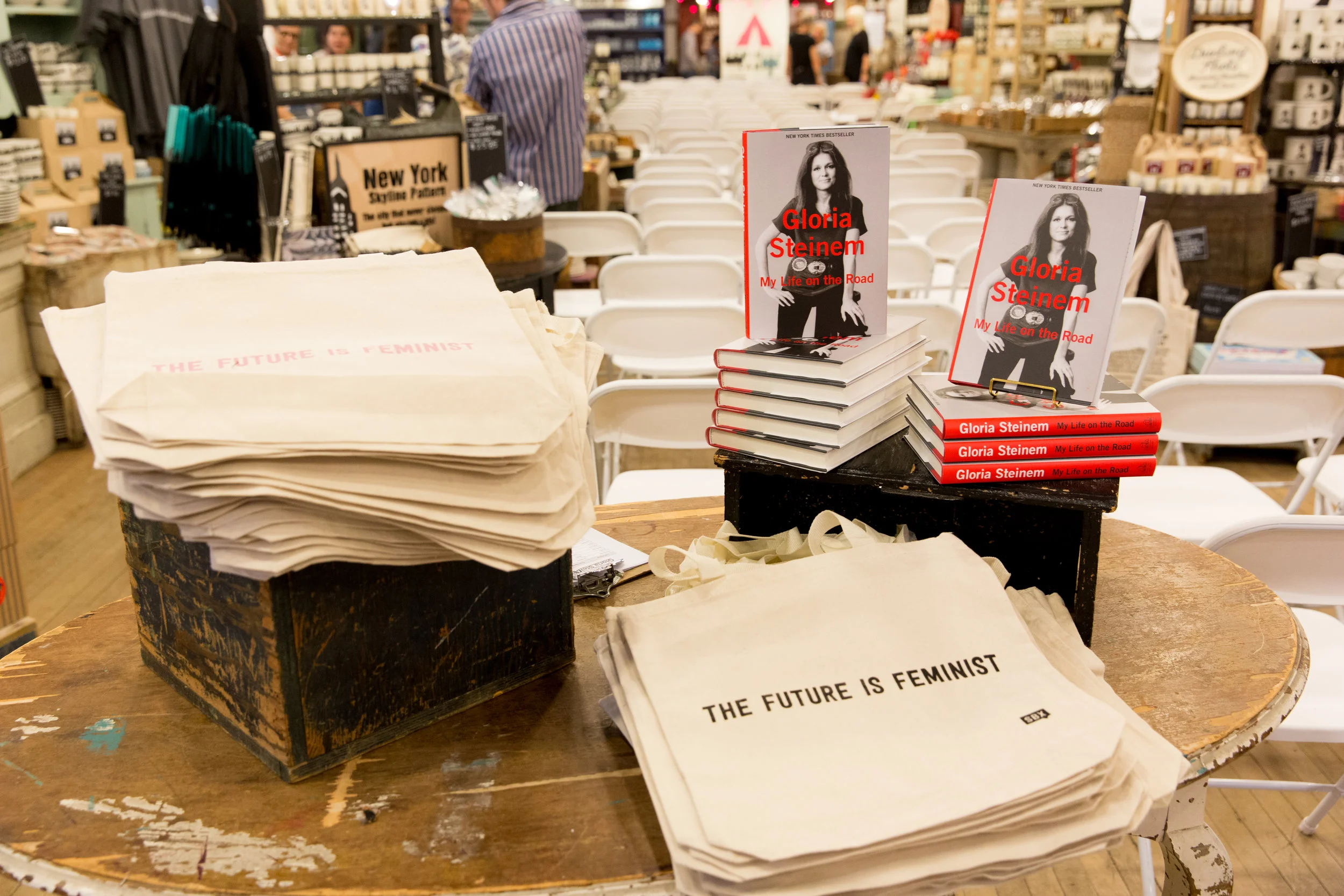 Feminist Camp and Fish's Eddy host Gloria Steinem