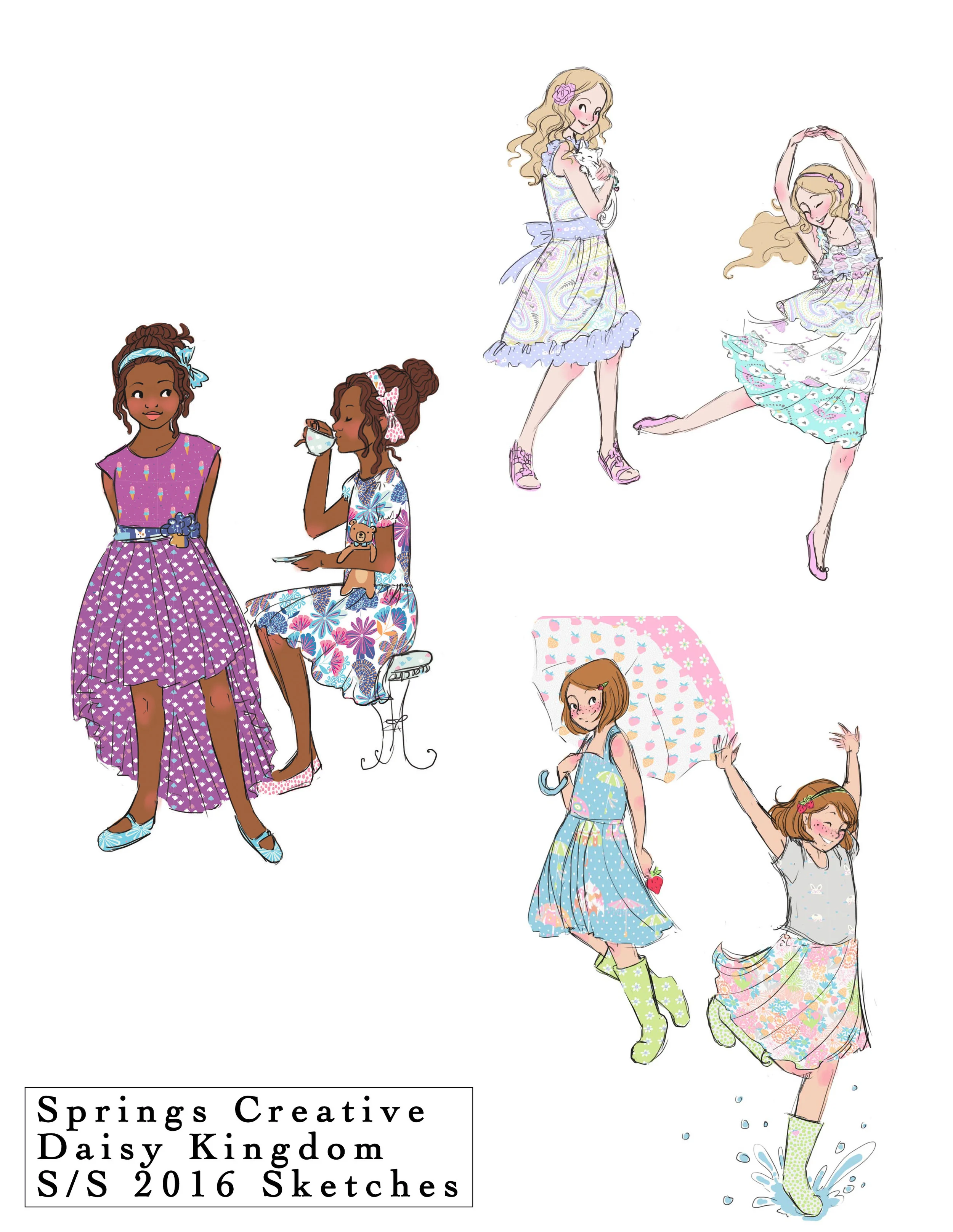 Daisy Kingdom Sketches