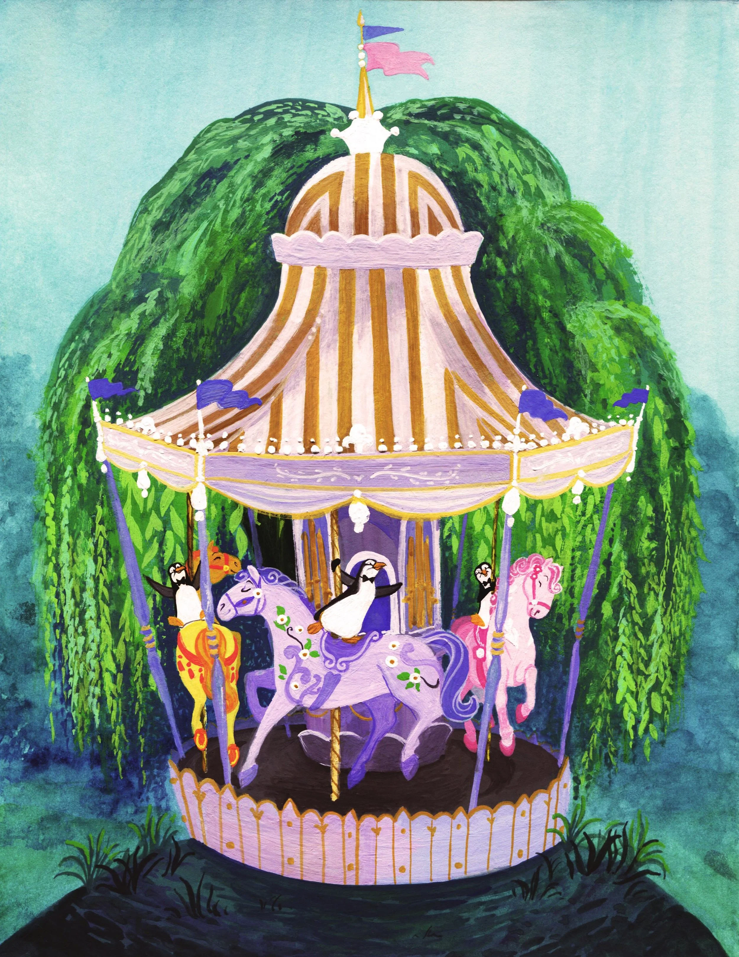 Jolly Holiday Carousel
