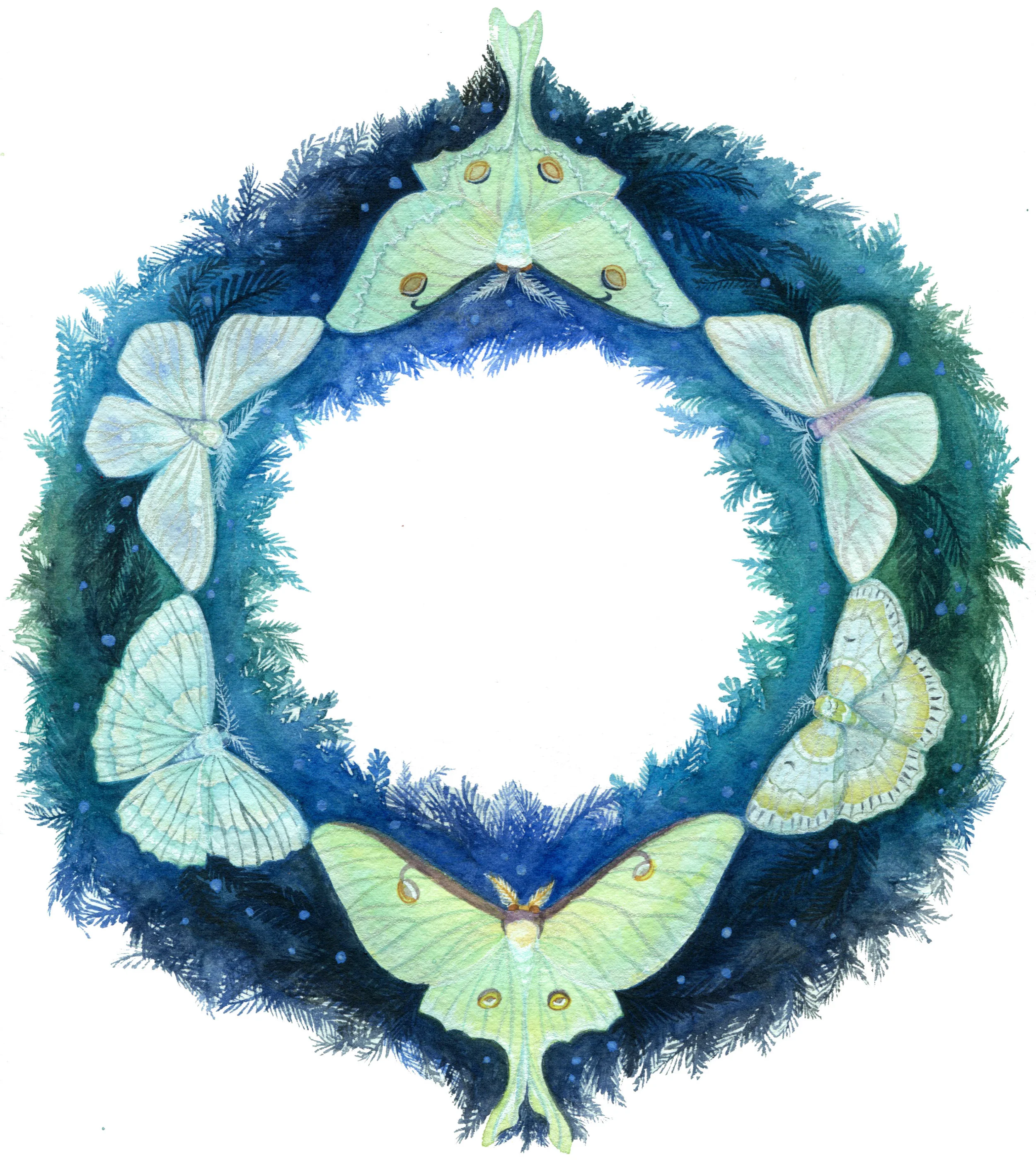 Moth Wreath