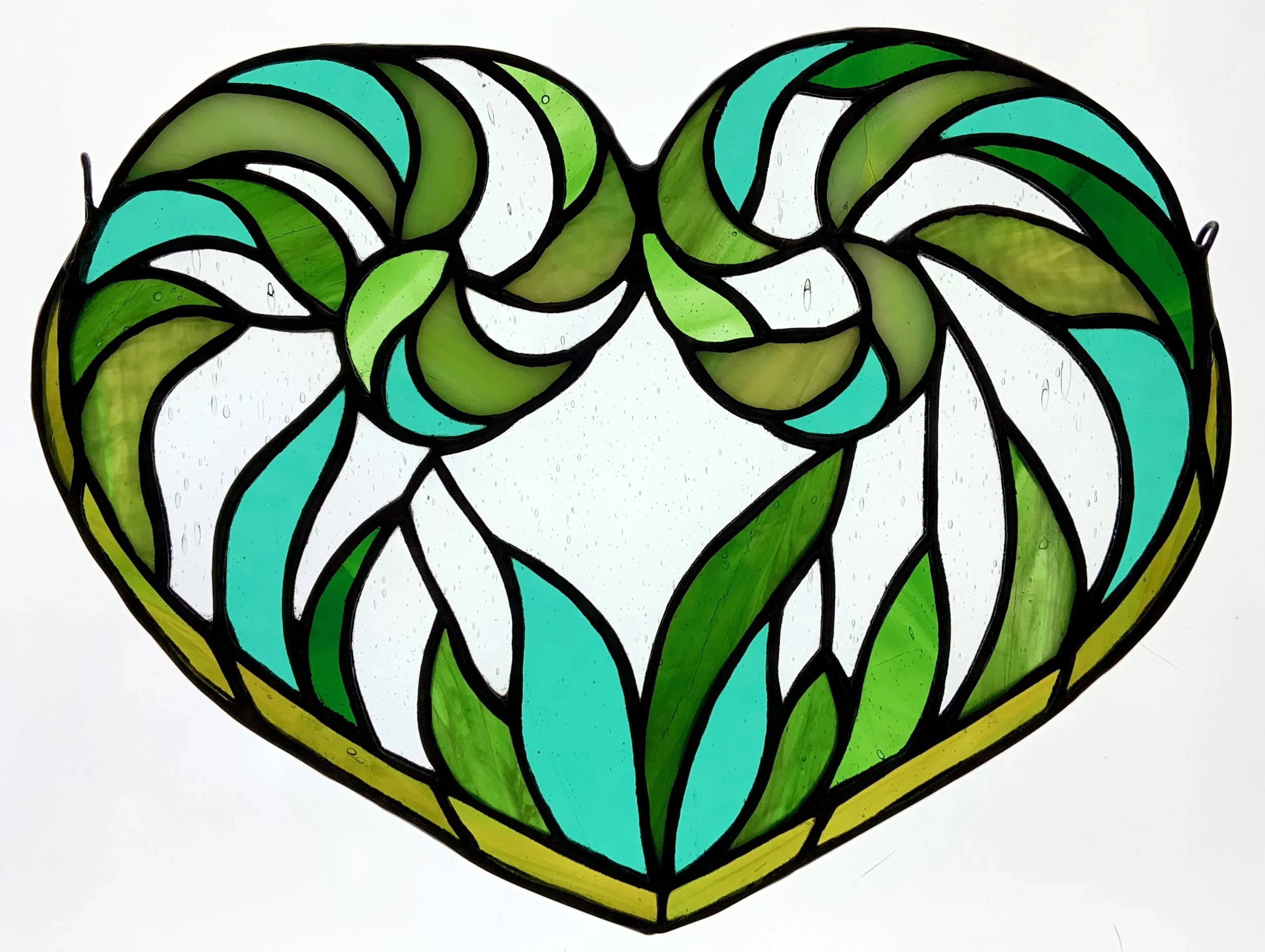 Fern Heart Suncatcher