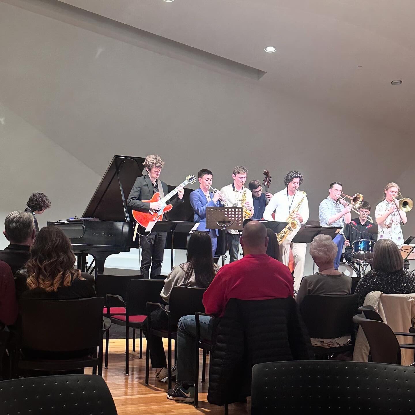 Had a great time being back at KU and performing with their top jazz combo a couple nights ago! A wonderful group of players and they executed my music at an incredibly high level. I love seeing the program that was so important to my development con