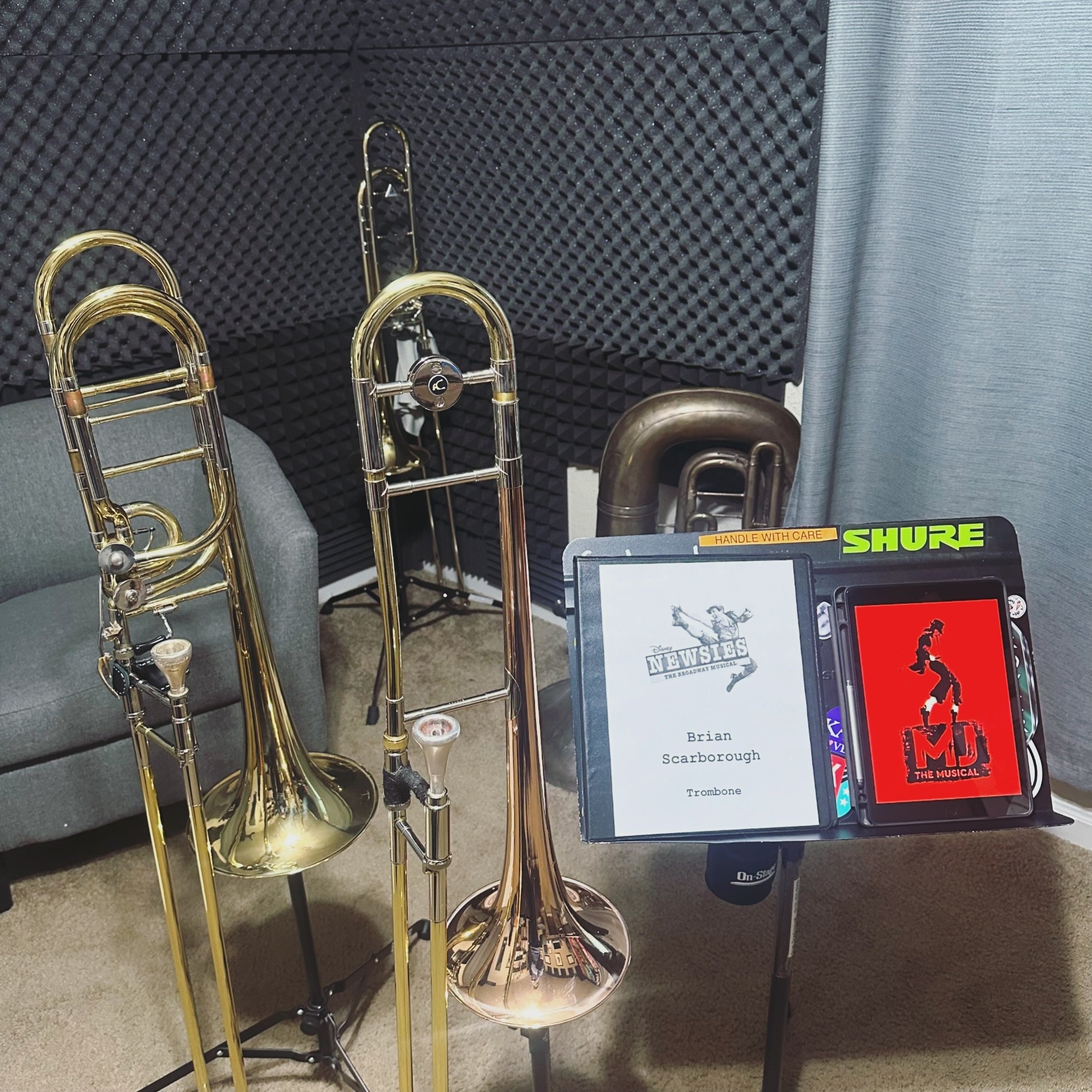 Some fun music on the stand right now; really looking forward to the next few weeks!
.
.
.
.
.
.
.
.
.
.
.
.
.
#bonetruthmusic #trombone #basstrombone #trombonelife #trombonist #wearecourtois #newsiesmusical #newsiesbroadway #musicaltheater #musicalt