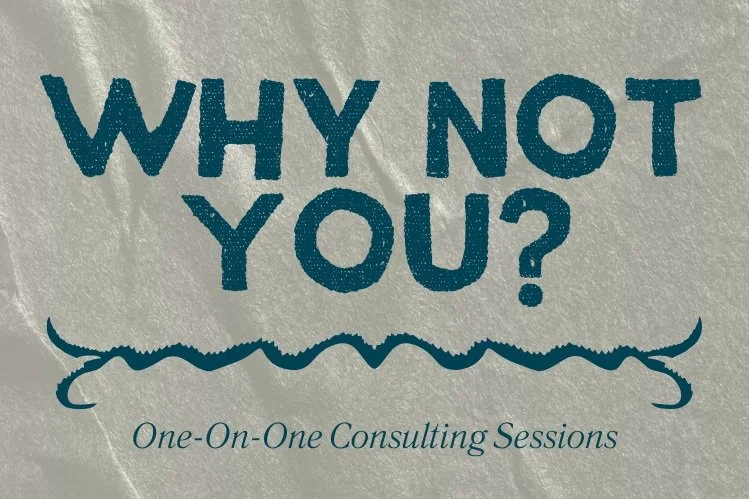 Now Offering One-On-One Consulting Services!