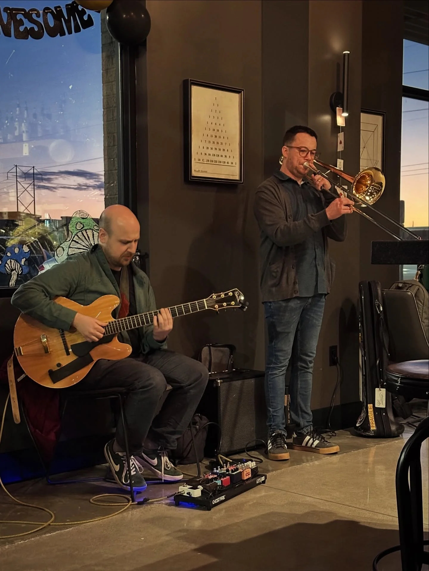 #tbt - Had a great duo gig with Adam Schlozman last Thursday night at Scissors and Scotch in Lenexa!

If you missed it, you missed a good one! But&hellip; you&rsquo;re in luck, as I&rsquo;ll be back in a couple weeks (Thursday, November 20th, 5 - 7 p