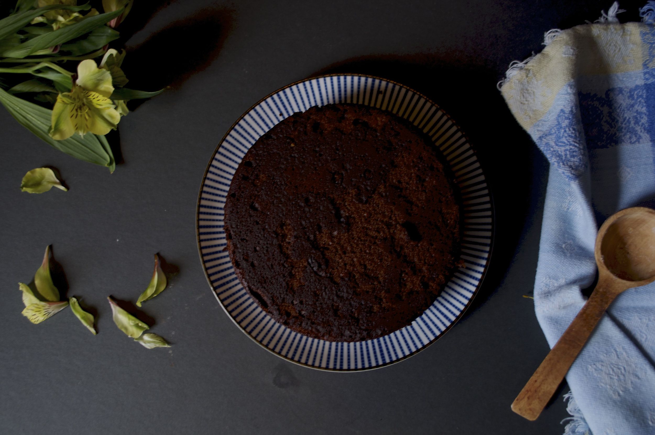 black-cocoa-cake-fried-parsley