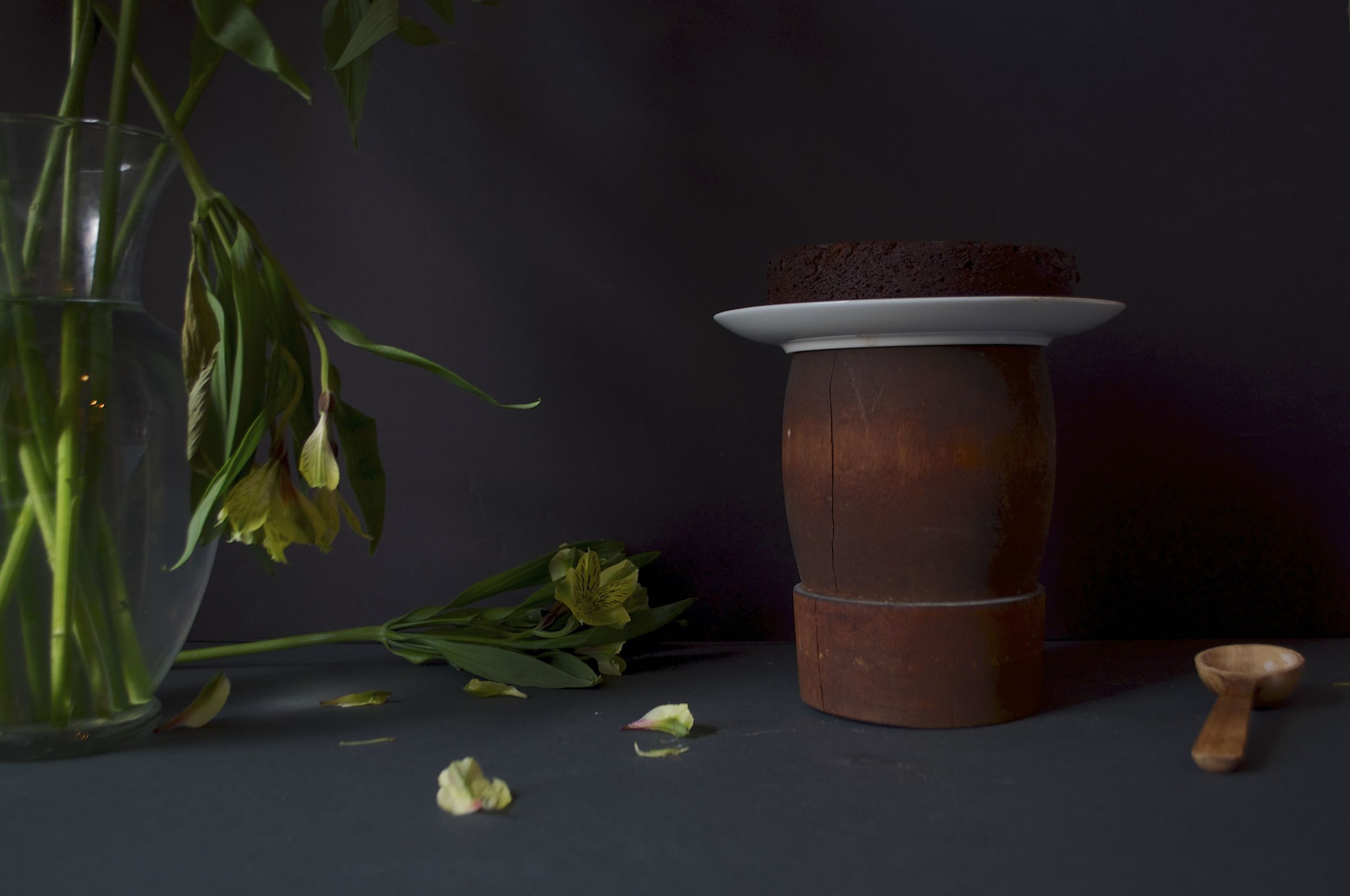 black-cocoa-cake-fried-parsley
