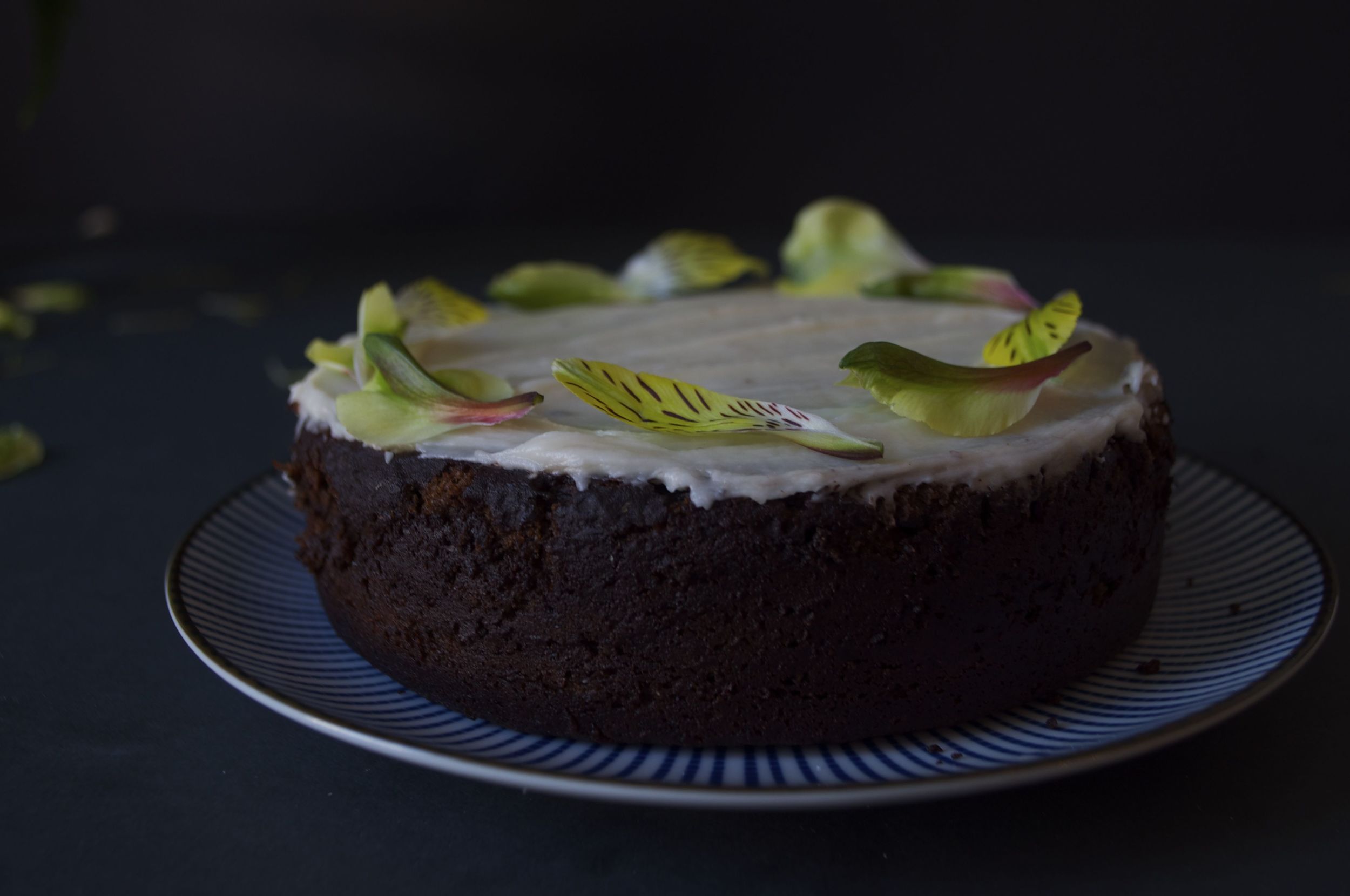 black-cocoa-cake-fried-parsley