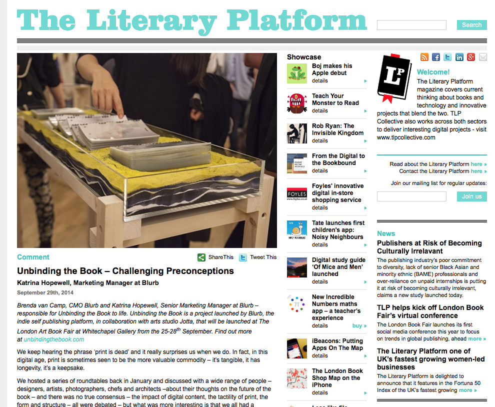 The Literary Platform asks - Who is the author of the future?