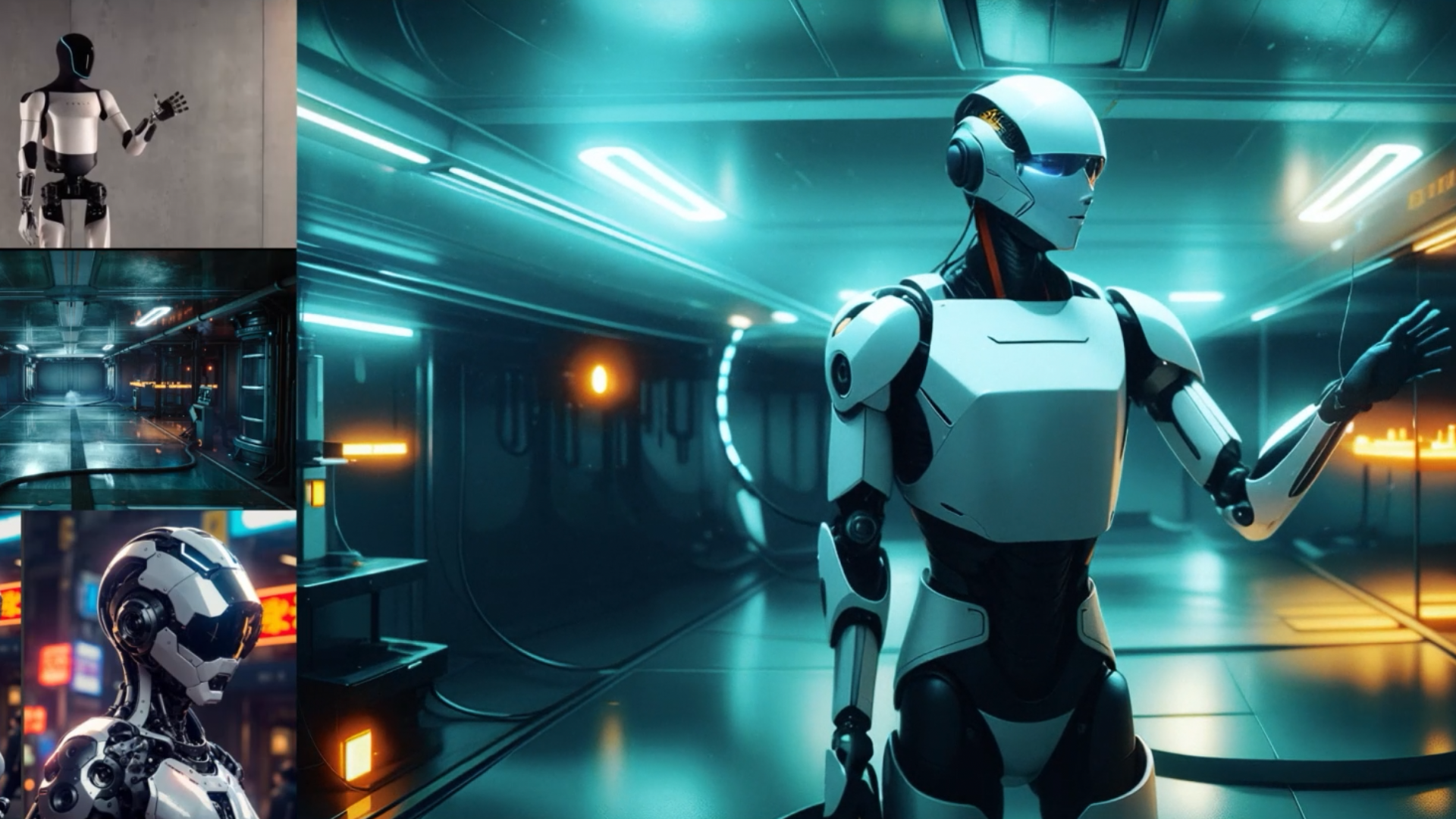  CyborgLab - Test#X245   The cyborgs are back! Testing out a Comfy Ui Workflow I created to gain separate influence and control of the character and background. Based on Segmentation masking, separate Ip Adapters and Controlnet for the video input an