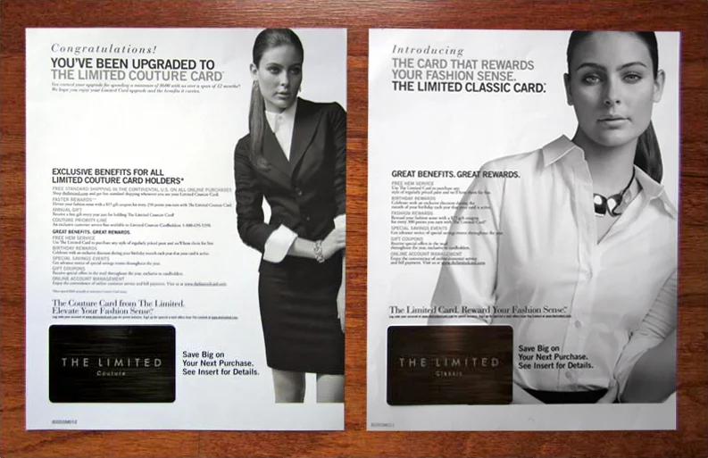 The Limited Credit Card Redesign - Carrier