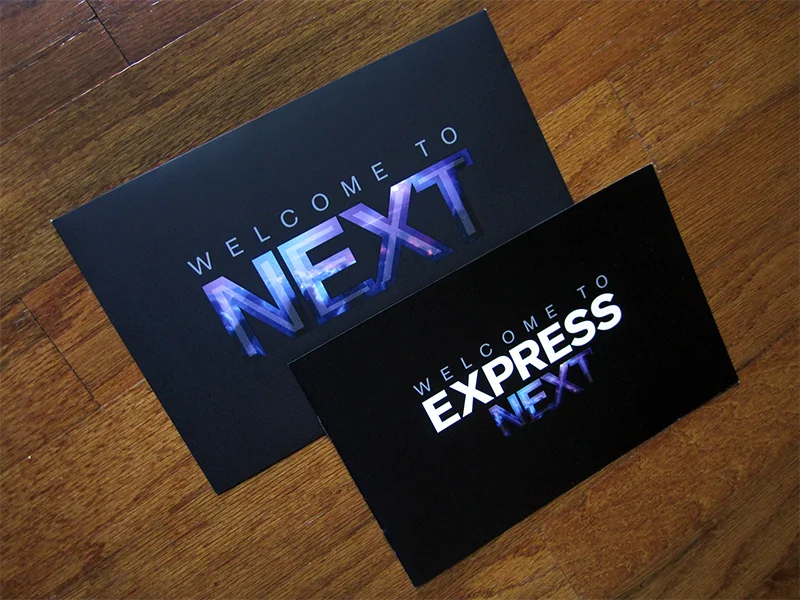 EXPRESS NEXT Loyalty Program Envelope