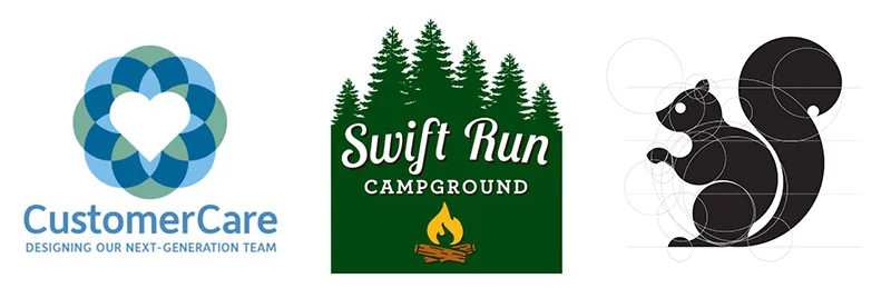 Branding & Identity Logos for Alliance Data and Swift Run Campgrounds