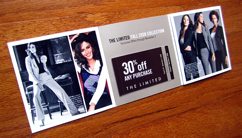 The Limited Look Book - Inside Spread with Coupons