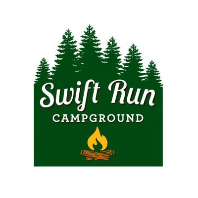 Swift Run Campground Logo Identity