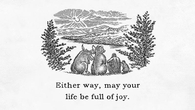 Happiness Video - Family Watches Sunset on White Pine Mountain Lake