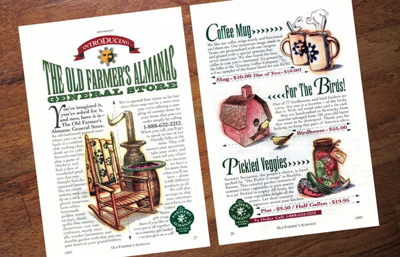 Old Farmers Almanac Illustrations