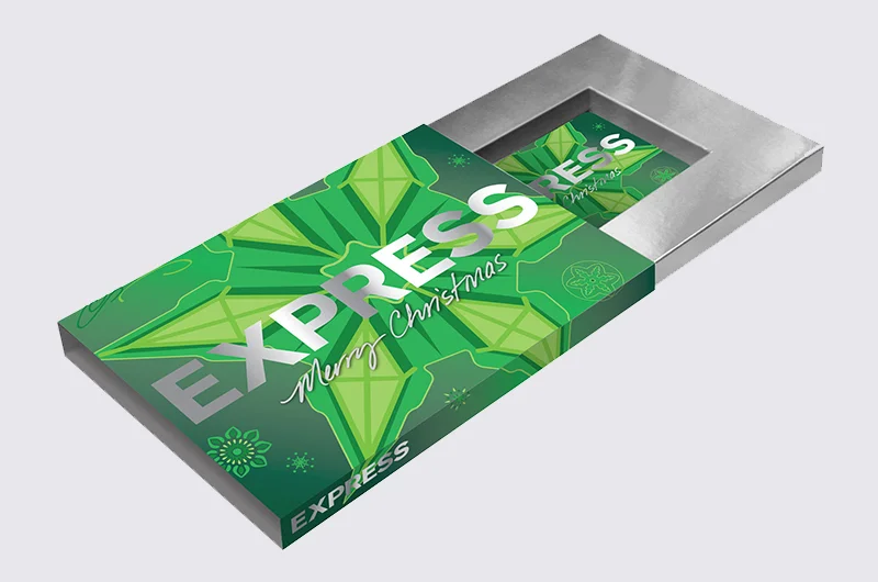 EXPRESS Gift Card Carrier - Green Color Way