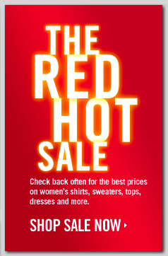 The Limited Red Hot Sale Online and In-Store Campaign Log and Identity
