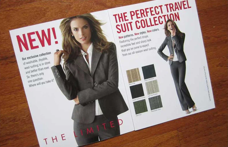 The Limited Travel Suit Launch Mailer