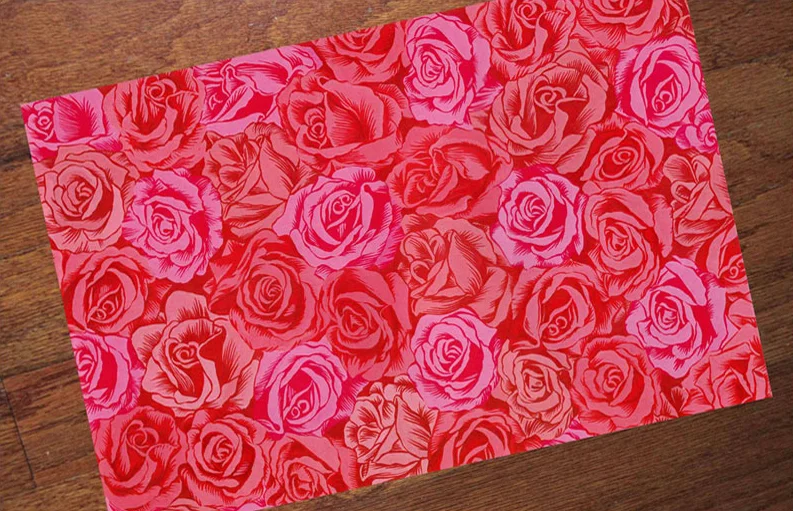 Victoria's Secret Beauty Step and Repeat Fabric Illustration