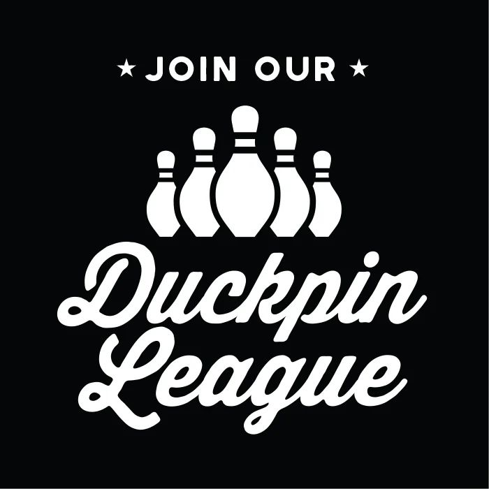PINS Mechanical Co. Duckpin Bowling League Concepts