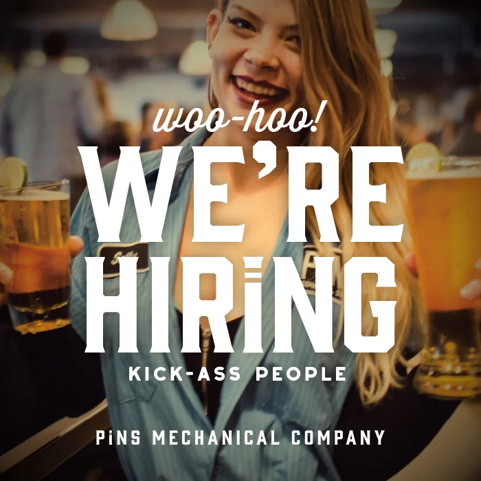 PINS Mechanical Co. Social Media Hiring Message