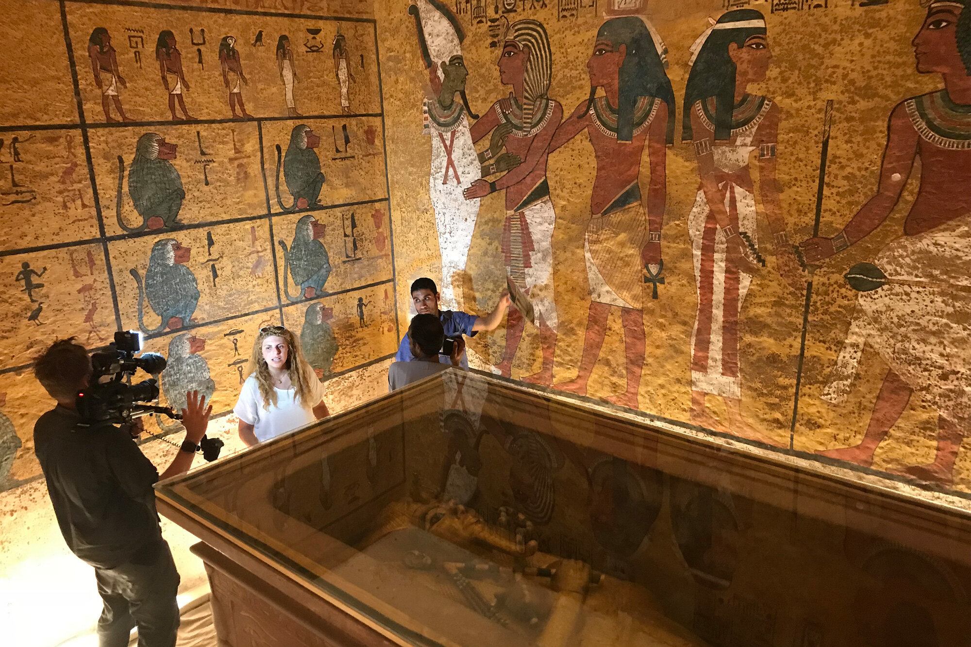 The tomb of Tutankhamun in Egypt's Valley of the Kings