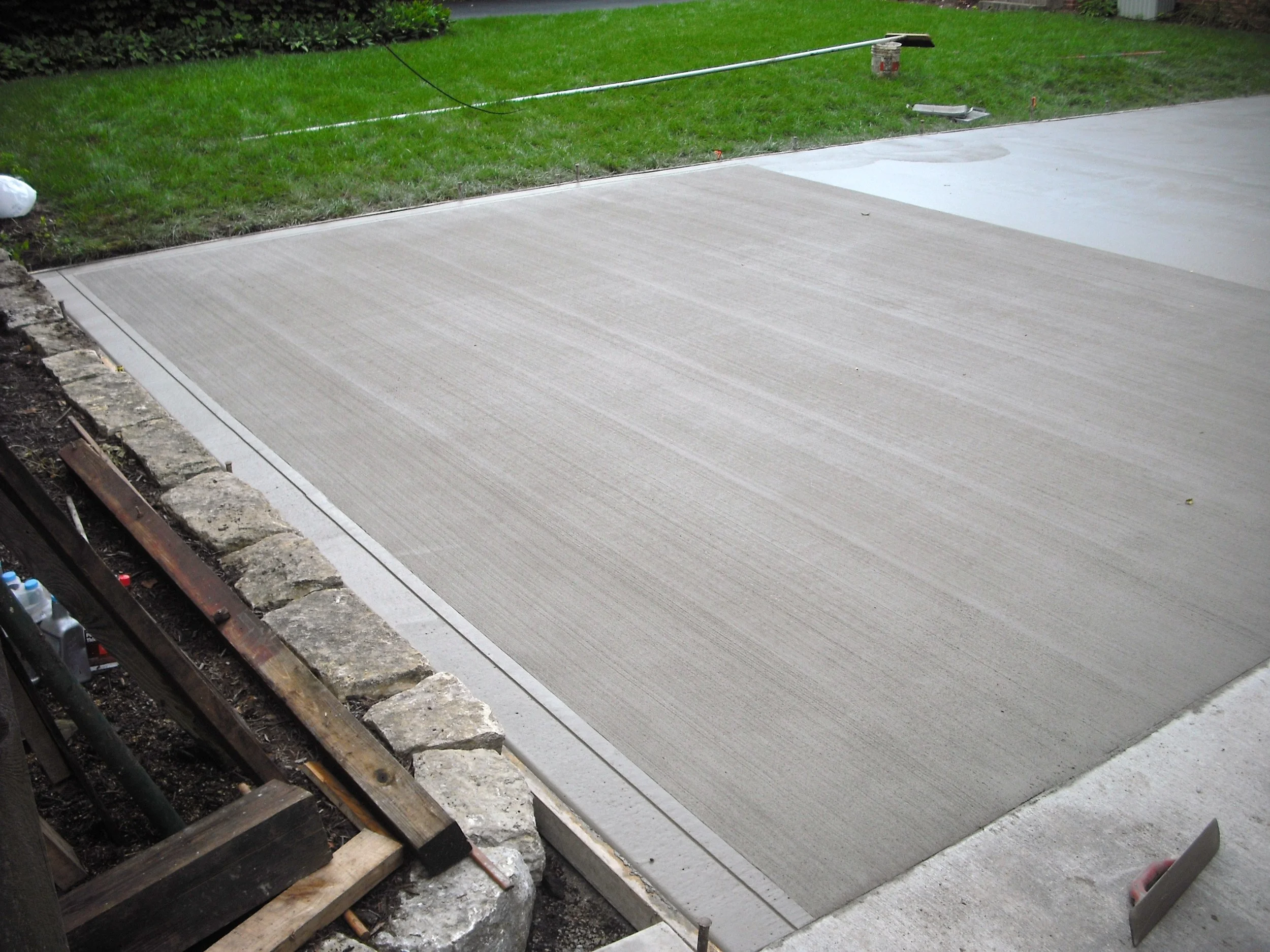 Brushed Concrete Indianapolis & Cincinnati Mattingly Concrete