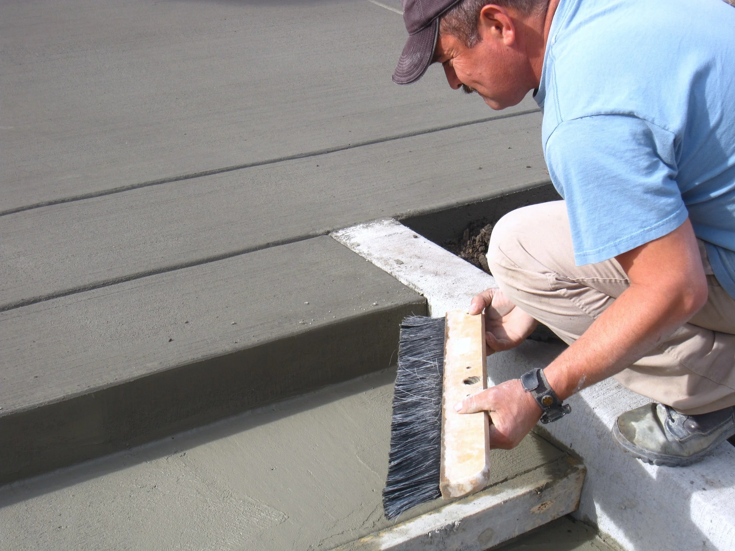 Brushed Concrete Indianapolis & Cincinnati Mattingly Concrete