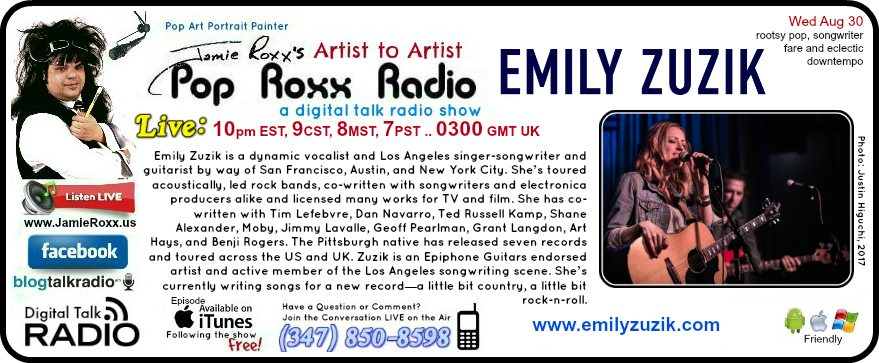 Pop Roxx Radio Interview with Jaime Roxx