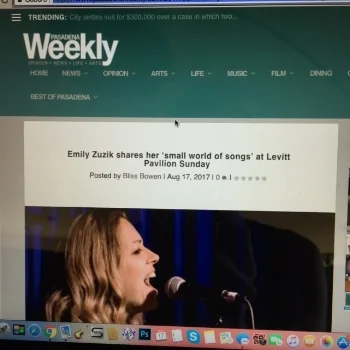Read the Pasadena Weekly interview and show preview for Aug 20 Levitt Pavilion Pasadena show.