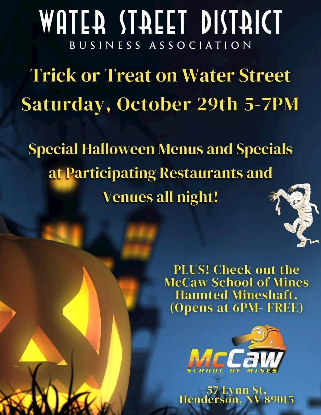 Trick or Treat on Water Street