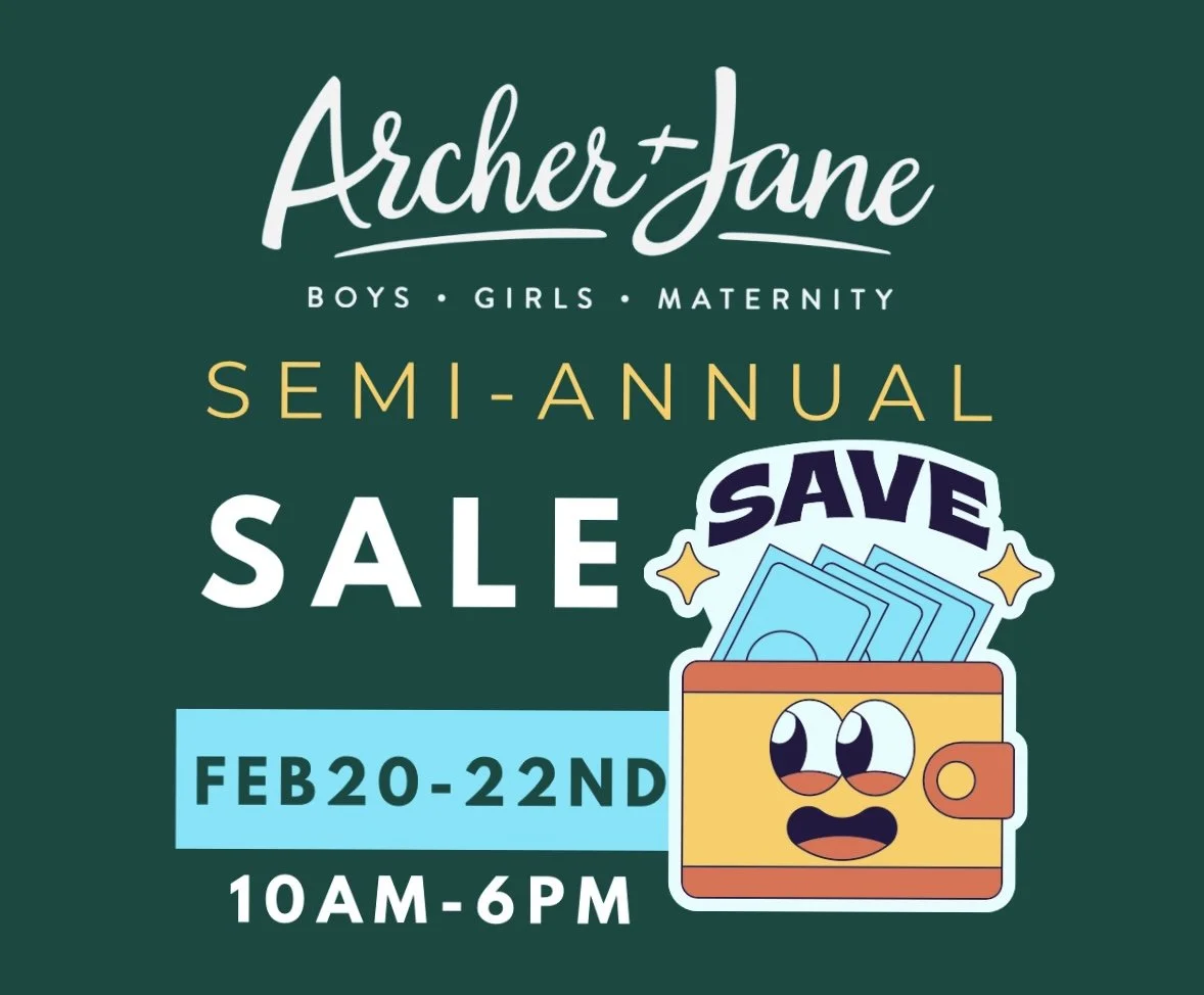Semi-annual 40% off all clothes + shoes