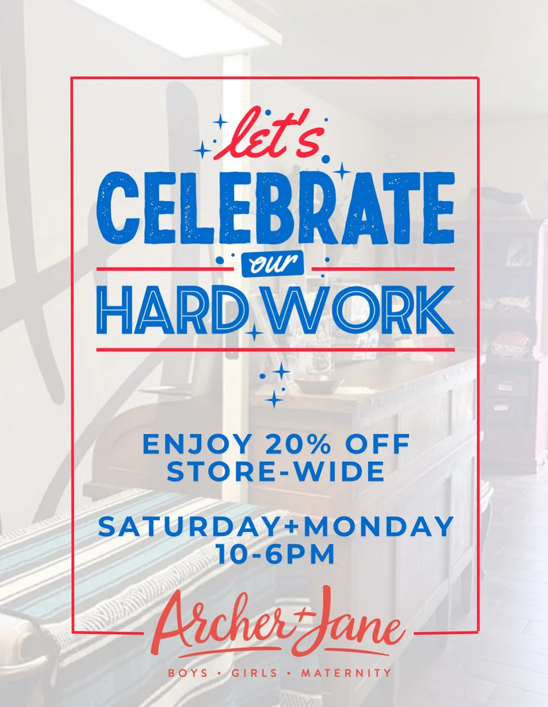 Store-wide LABOR DAY SALE