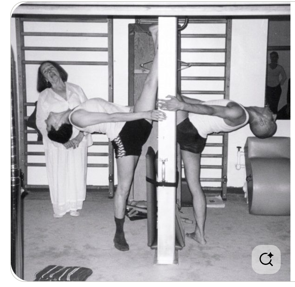 Romana Kryzanowska teaching Ballet Stretches on the Guillotine