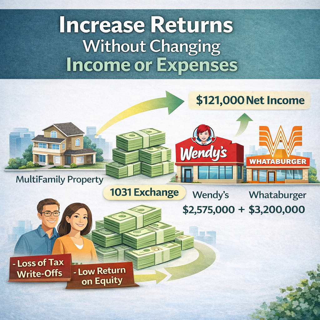 Increase Your Returns Without Changing your Gross Income or Expenses.