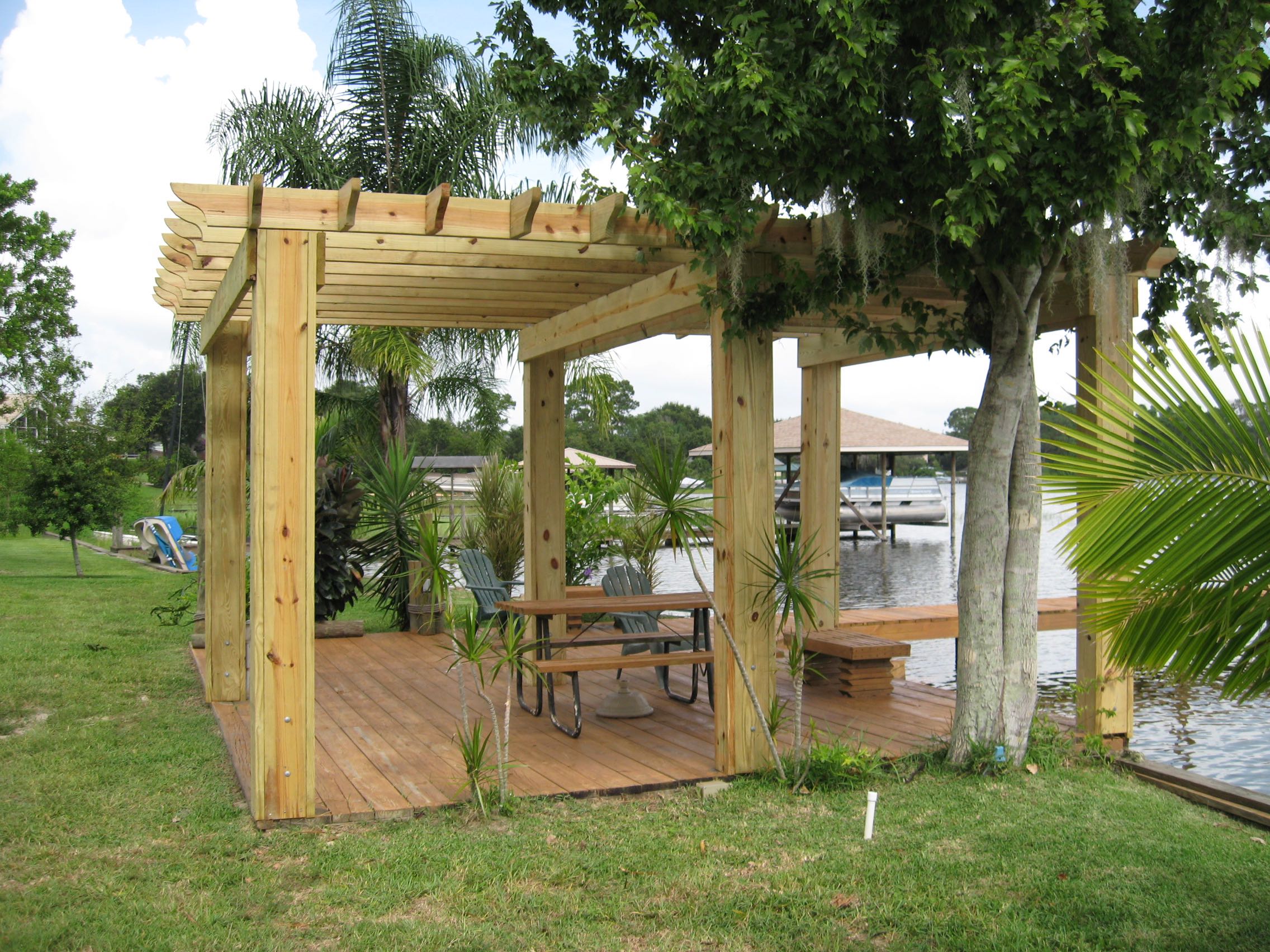 Lakefront Pergola