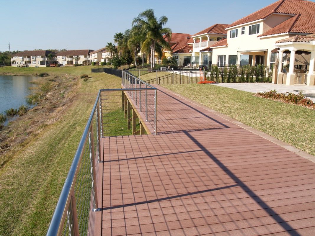 Deck with Cable Railing