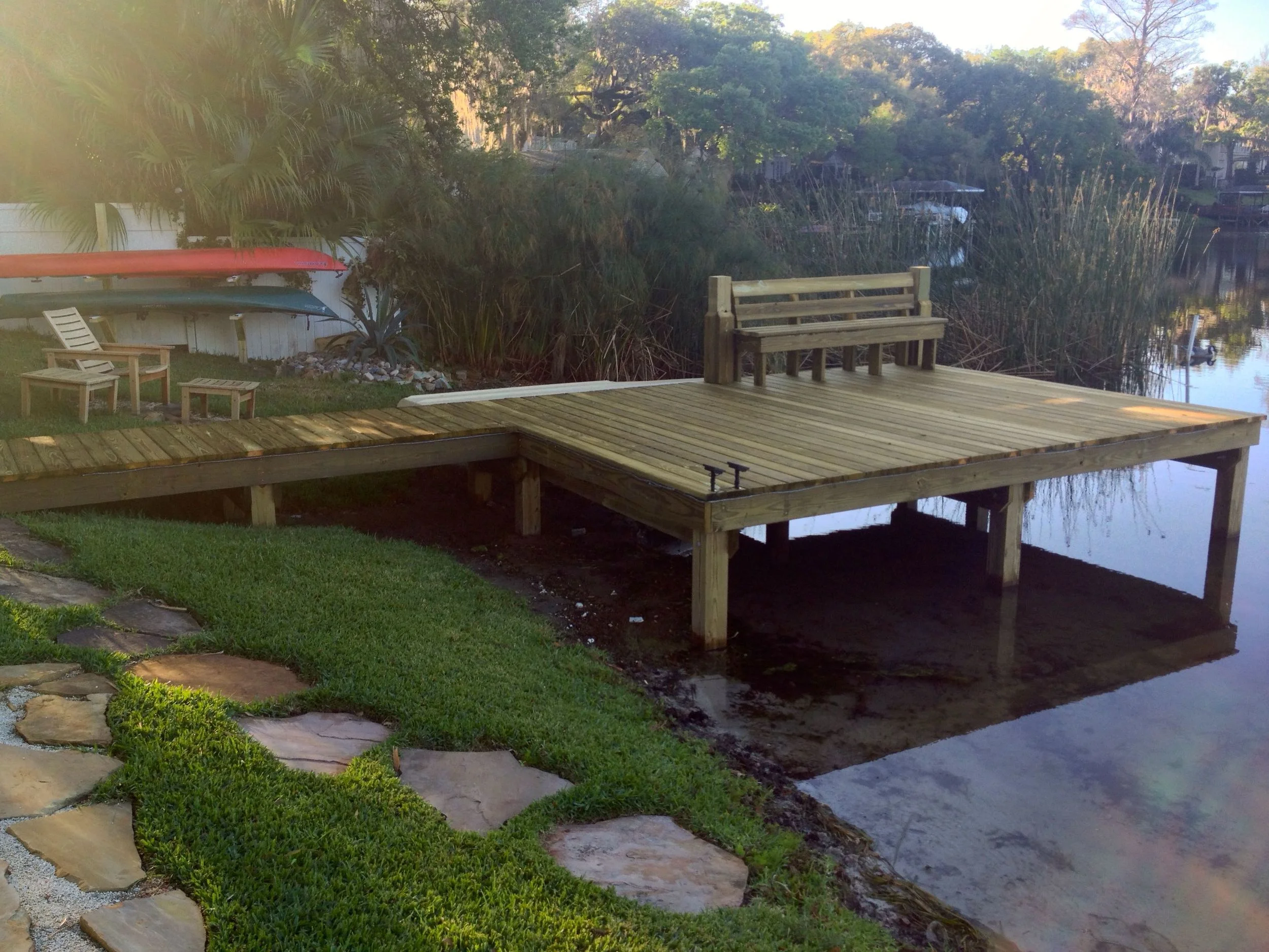 Recent Projects — Summertime Deck and Dock
