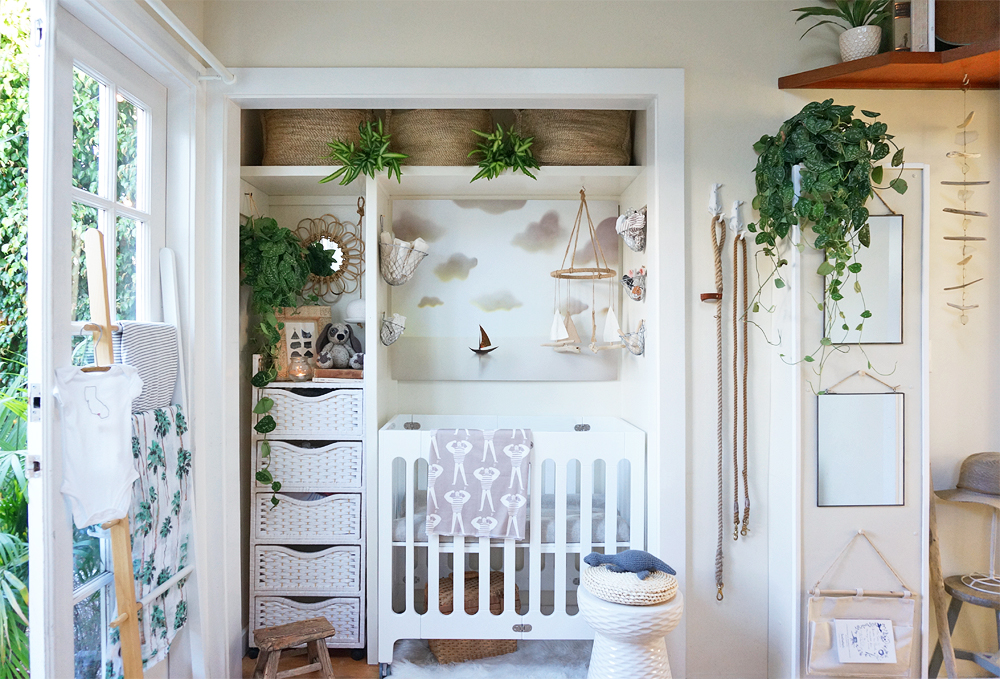 Tiny House Closet Nursery - The Baby's Bay — The Tiny Canal Cottage