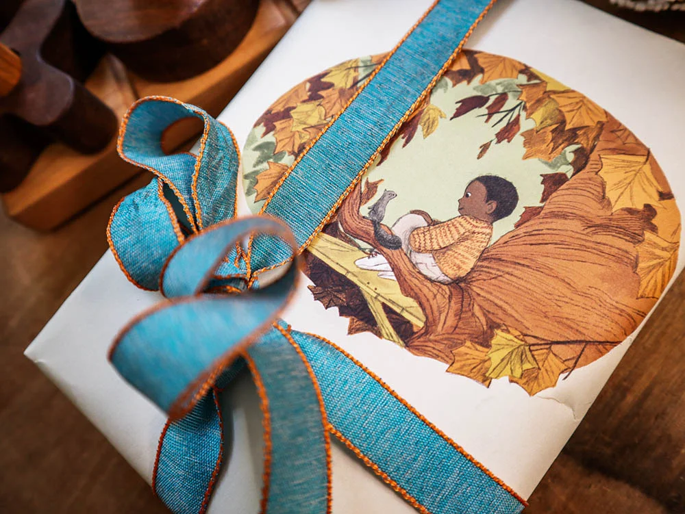 Playful, Low Waste Gift Wrap