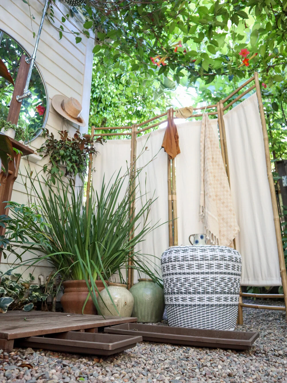 ebay yard garden outdoor living on Enhancing Privacy In Our Tiny Shared Garden The Tiny Canal Cottage